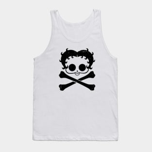 BETTY BOOP - Skull & crossbones Tank Top